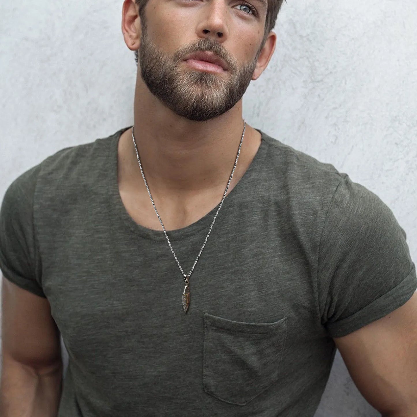 Collier "Menhir" – Le Sceau de la Terre