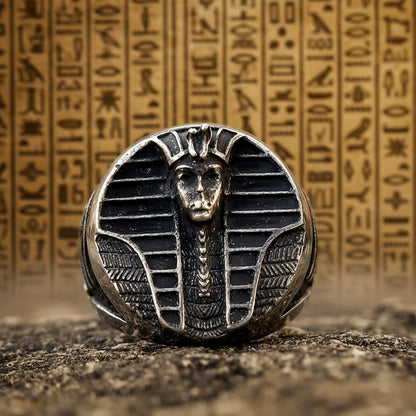 Chevalière "Kemet" – Le Sceau du Pharaon