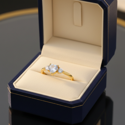 Bague Ajustable "Amare" – La Promesse du Cœur