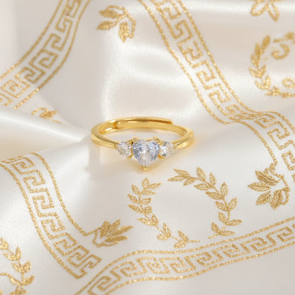 Bague Ajustable "Amare" – La Promesse du Cœur