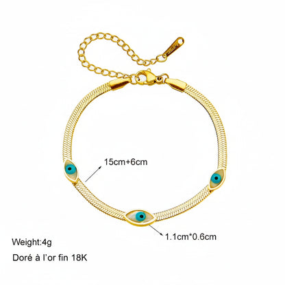 Bracelet "Thalassa" – L'Œil Protecteur Égée