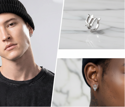 Boucles d'Oreilles "Triaina" – Le Sceptre des Mers