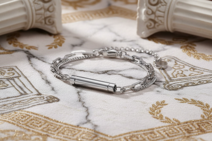 Bracelet "Agapi Aionia" – Le Sanctuaire de l'Amour Éternel
