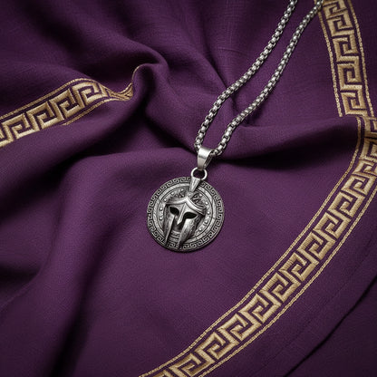 Collier "Aspis" – Le Bouclier de Sparte