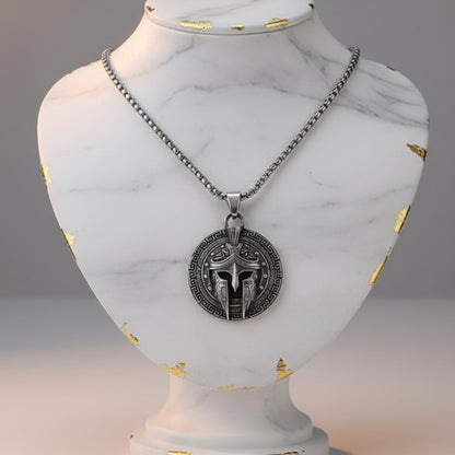 Collier "Aspis" – Le Bouclier de Sparte