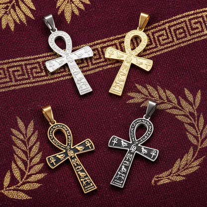 Collier "Ankhou" – La Croix de Vie Égyptienne