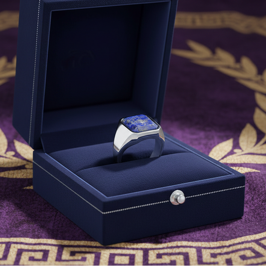 Chevalière Kyanos – La Profondeur de l'Azur