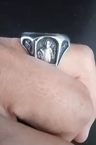 Chevalière "Benedictio" – Le Bouclier de la Foi