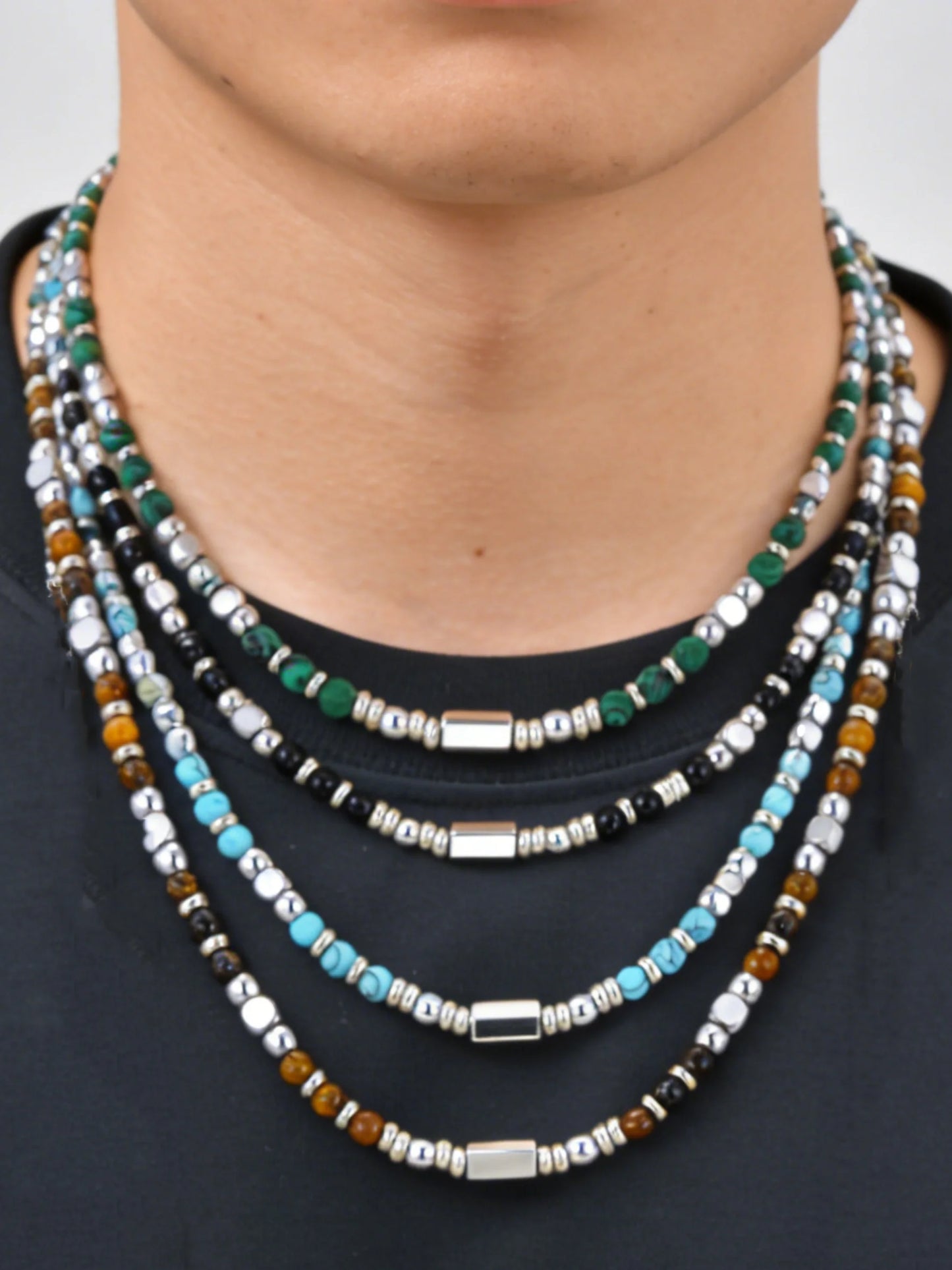 Duo "Elementum" Bracelet/Collier – Les Fondations de la Force