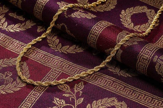 Collier "Imperium" – La Chaîne de Caractère en Acier Massif