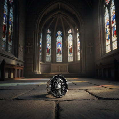 Chevalière "Passio" – Le Sacrifice de l'Invaincu