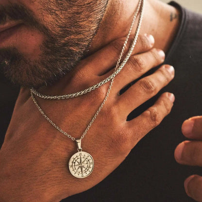 Collier Nautique Homme – Vers l’Horizon des Conquistadors