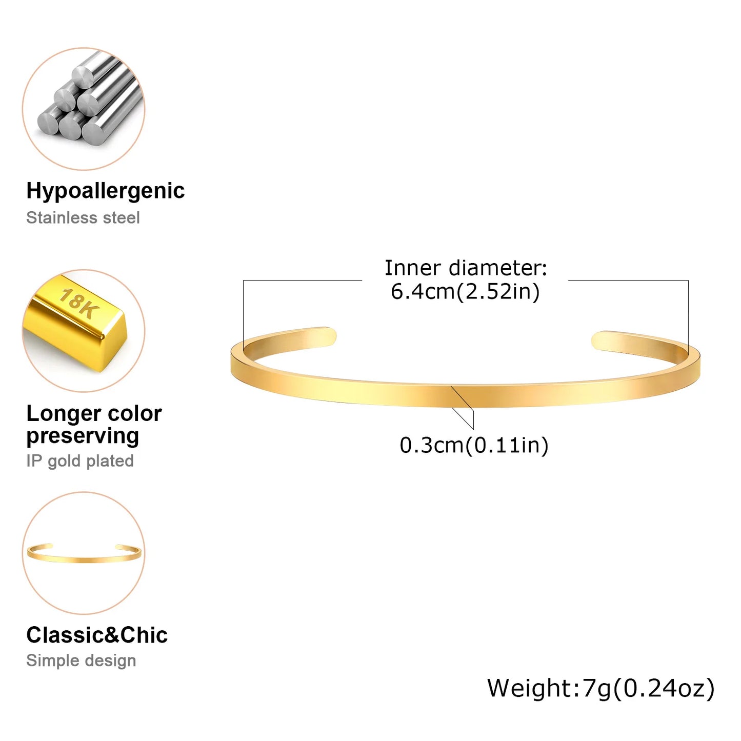 Bracelet Jonc "Nodus" – L'Épure Absolue
