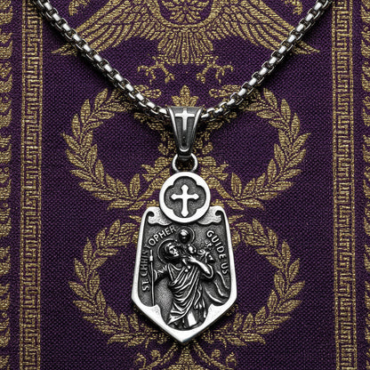Collier "Viator" – Le Bouclier de Saint Christophe