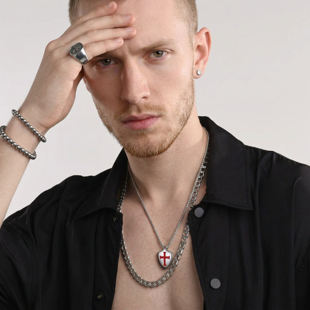 Collier « Clipeus Fidei » – Le Bouclier de la Foi
