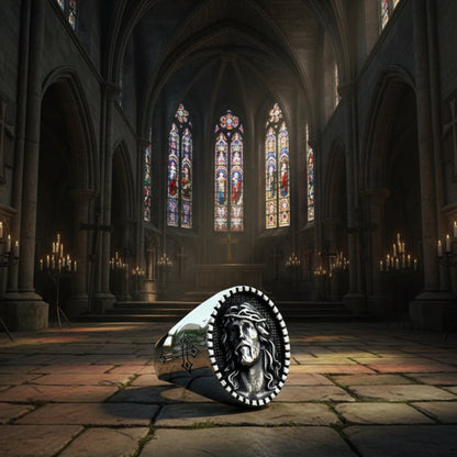 Chevalière "Passio" – Le Sacrifice de l'Invaincu