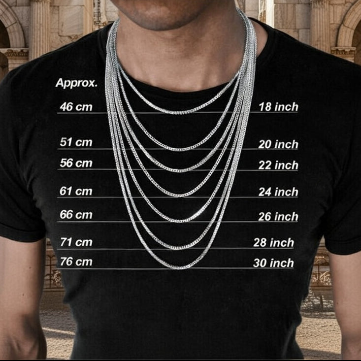 Collier Pendentif "Archi" – Acier Poli & Émail Noir Intense