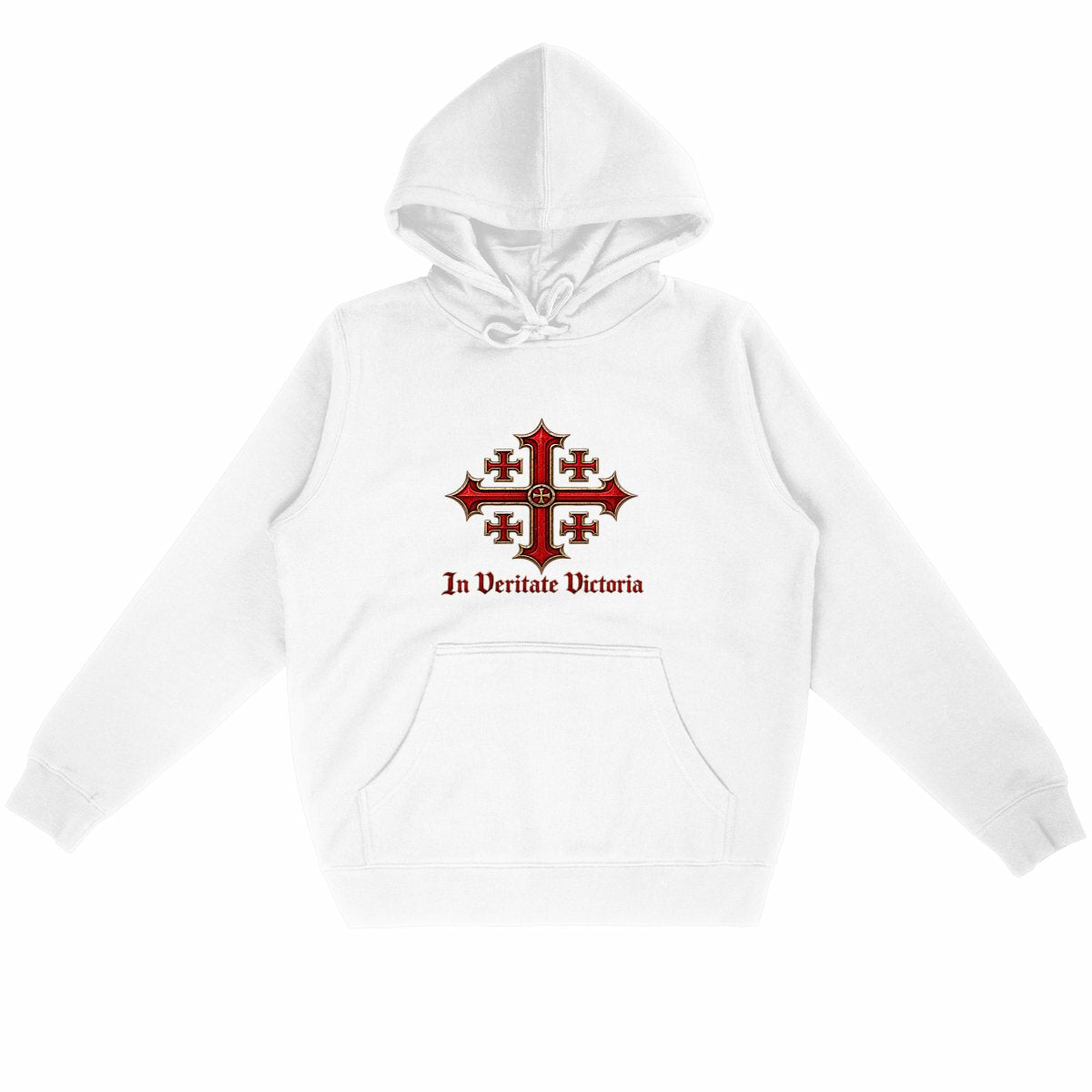 Sweat à capuche « Hierosolyma » — In Veritate Victoria - face_blanc