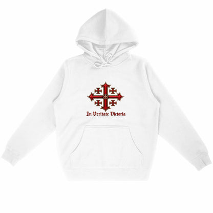 Sweat à capuche « Hierosolyma » — In Veritate Victoria - face_blanc
