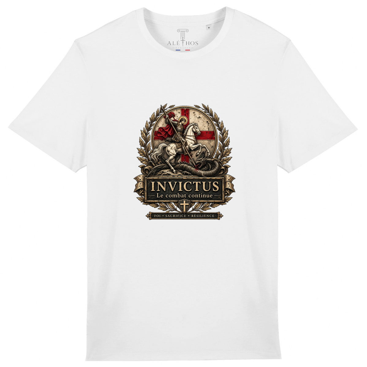 T-shirt Invictus — Le combat continue