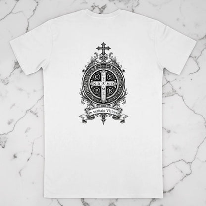 T-shirt Benedictio — Médaille de Saint Benoît | Made in France 🇫🇷