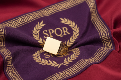 Chevalière "Aureus Imperator" – Le Sceau de la Victoire