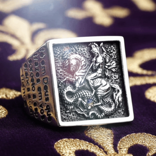 Chevalière "Invictus" – Le Sceau du Triomphe ( Stock limité ! / Notre chevalière la plus portée🔥 )