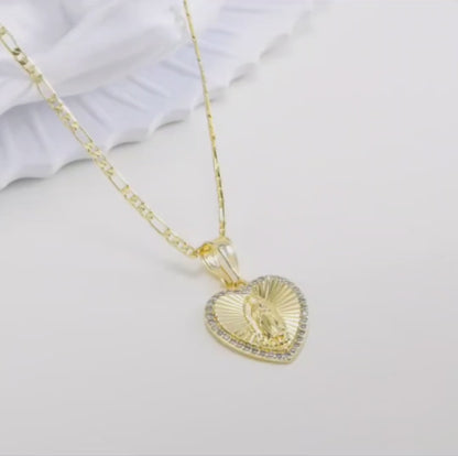 Collier "Sancta" – Le Cœur de la Vierge Marie